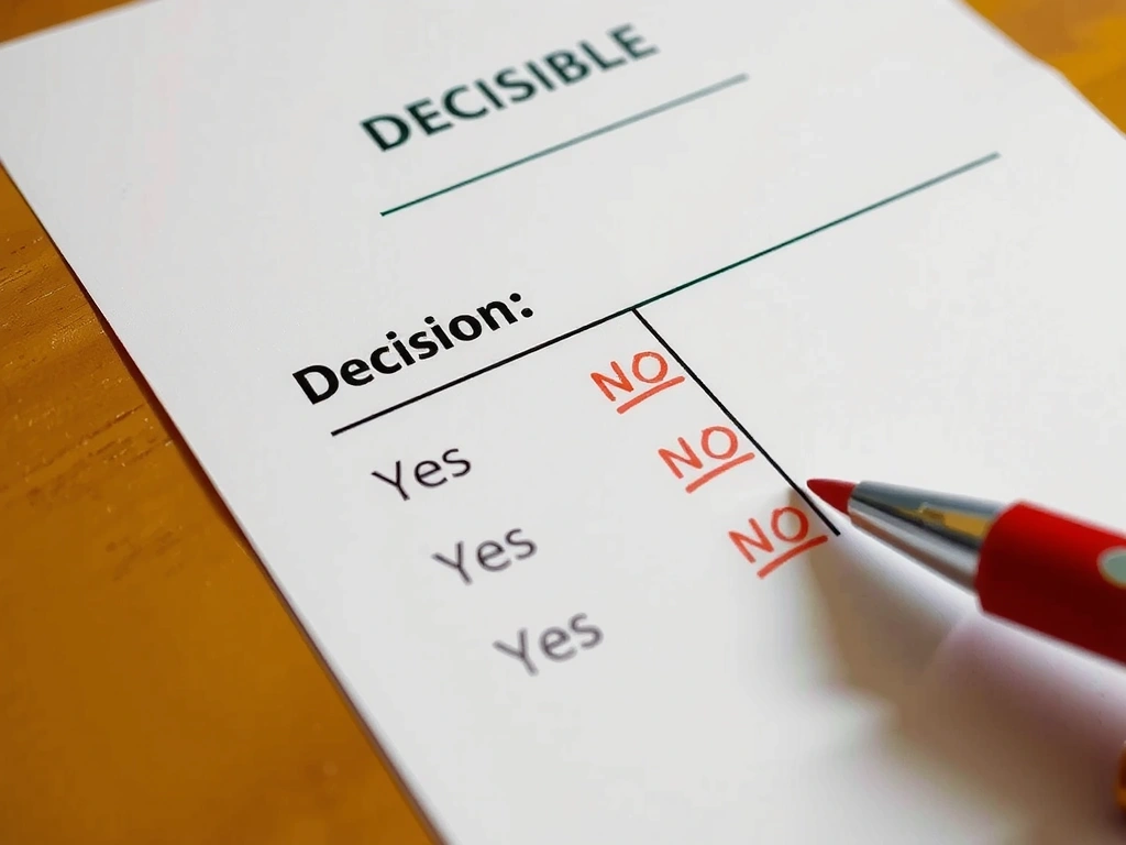 Matrice de priorisation manuscrite